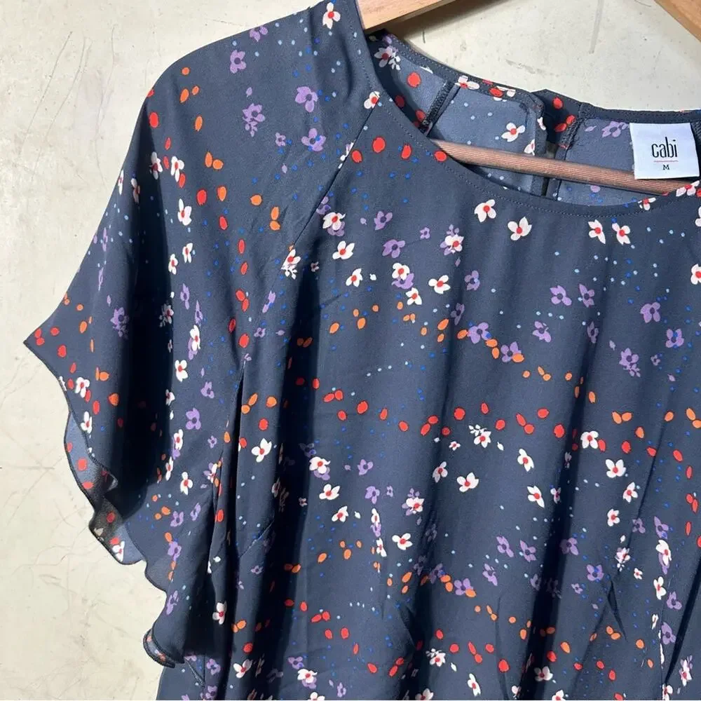 Cabi Muse Floral Print Dress Size Medium